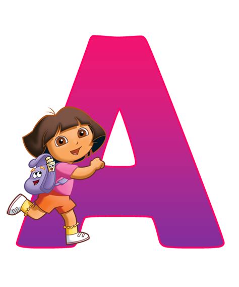 Kits Imprimibles Gratis Abecedario Dora La Exploradora