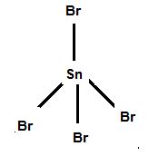 Each of the following has sp3d central-atom hybridization except for? A. BrF3 B. SnBr4 C. SCl2F2 ...