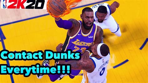 NBA 2K20 HOW TO FIX CONTACT DUNKS AFTER PATCH 11 HOW TO DUNK IN NBA