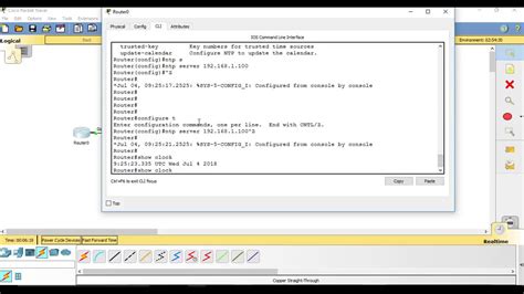 Configuring Ntp On A Cisco Router Youtube