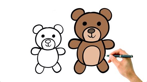 How To Draw A Teddy Bear Step By Step Small Artists YouTube