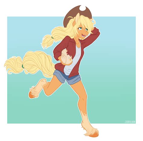 Safe Artist J R K Derpibooru Exclusive Applejack Bird