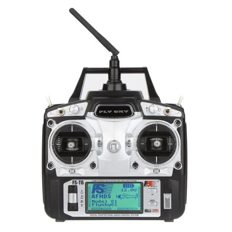 Flysky Fs T6 High Precision 2 4ghz 6ch Mode 2 Transmitter With Rc