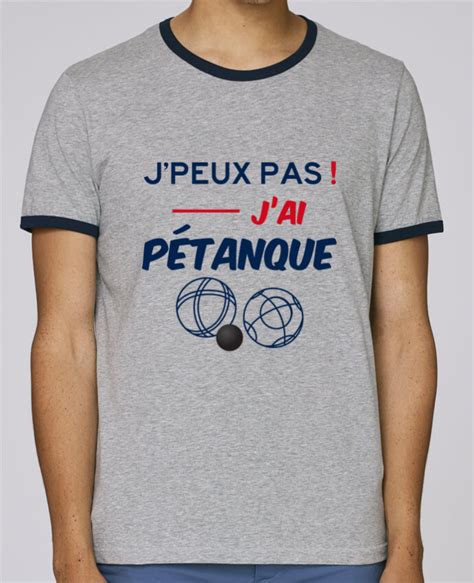 T Shirt Ringer Contrast Homme Stanley Holds J Peux Pas J Ai P Tanque