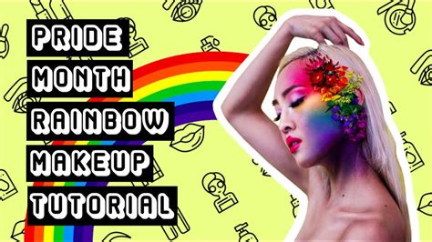 Pride Month Rainbow Makeup Tutorial Youtube