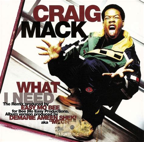 Craig Mack - What I Need: Promo, Single. CD | Rap Music Guide