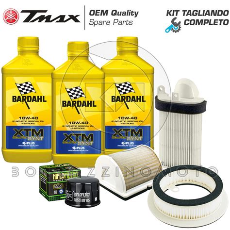 KIT TAGLIANDO COMPLETO 3 FILTRI ARIA SPECIFICO PER YAMAHA T MAX TMAX