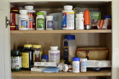 Keeping Your Medicine Cabinet Simple Safe And Organized The Organized Mom