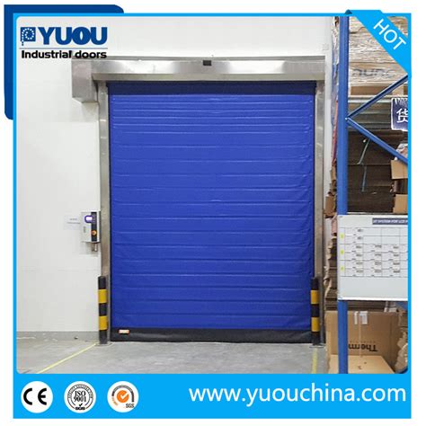 Chill High Speed Fast Acting Roll Up Doors For Cold Storage Freezer