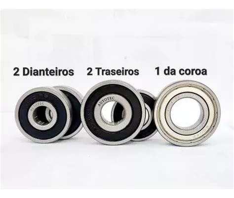 Kit Rolamentos Roda Tras E Diant Titan E Fan 150 Original Frete grátis