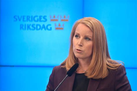 Annie Lööf Vi Vill Släppa Fram Stefan Löfven