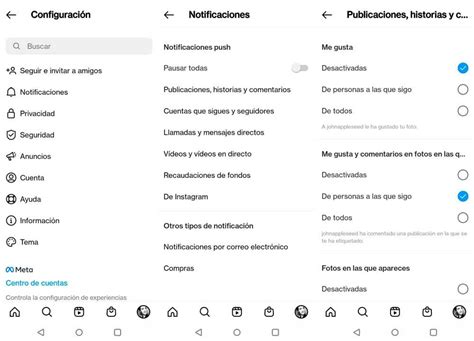 Activación De Notificaciones De Instagram Configuración Y Tipos