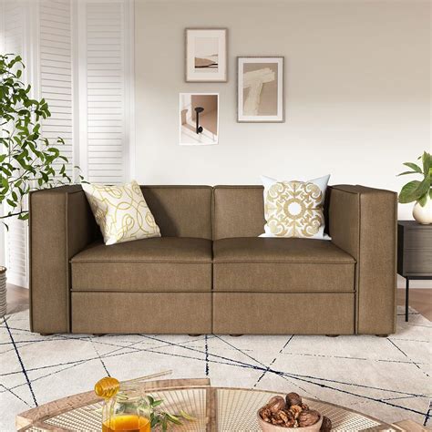 Amazon Nolany Modular Sectional Sofa 2 Seat Convertible Sectional