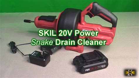 Skil 20v Power Snake Drain Cleaner Kit With 20v 20ah Lithium Battery