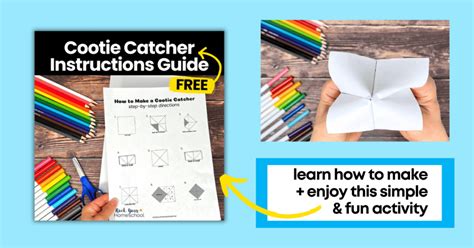 Cootie Catcher Instructions How To Make And Enjoy Free