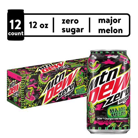 Mountain Dew Zero Sugar Major Melon Watermelon Nepal Ubuy