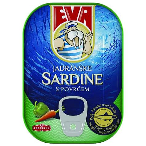 Sardine Eva s povrćem Podravka 115 g NTL Akcija Njuškalo katalozi