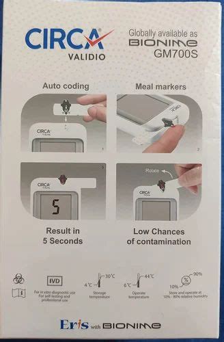 Mmol L Circa Validio Blood Glucose Monitoring System For