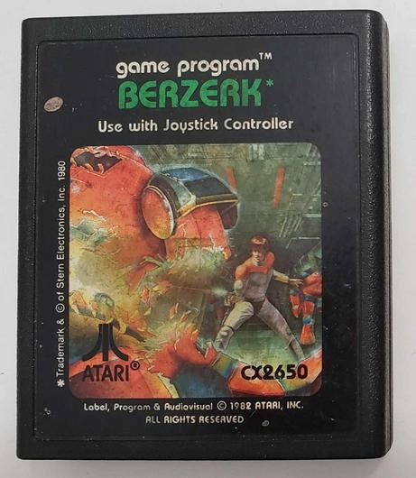 Berzerk Item Only Atari 2600