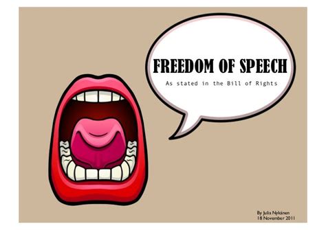 Why Is Freedom Of Expression Not An Absolute Right