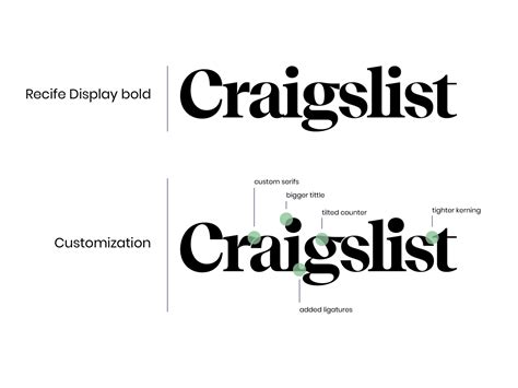 Craigslist logo customization by the vibrant machine on Dribbble