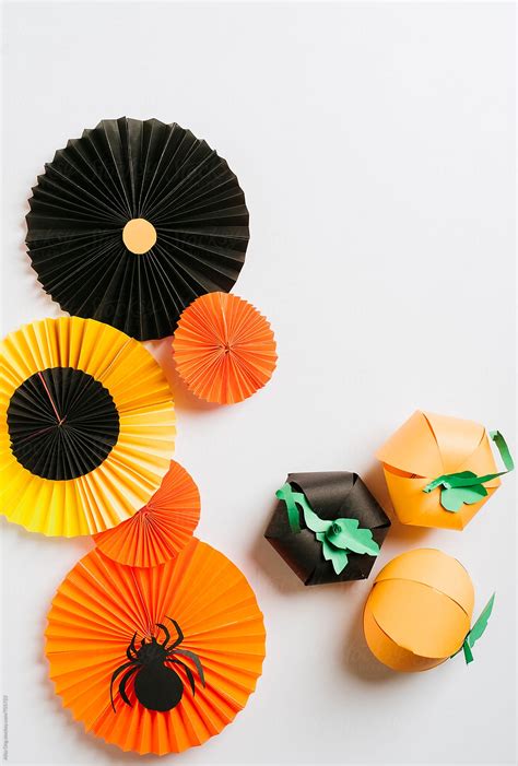 Halloween Paper Crafts By Stocksy Contributor Alita Stocksy