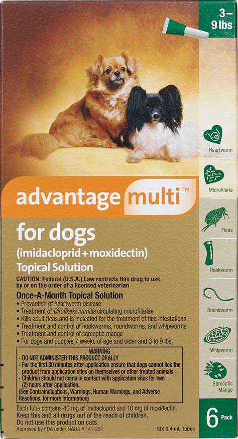 Advantage Multi Heartworms Fleas Worms Mange Free Shipping