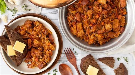 Hearty Bigos Polish Hunters Stew Recipe