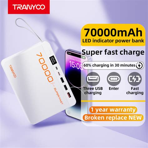 DOOTranyoo T F17 70000mAh 22 5W Powerbank Original Super Fast