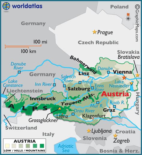 Austria Maps And Facts Austria Map Austria Austria Travel