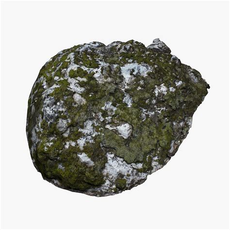 Mossy Rock 3d Asset Cgtrader