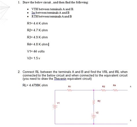 VIDEO Solution Draw The Below Circuit And Then Find The Following