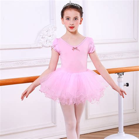 Vestido de Ballet con tutú para niñas ropa de baile clásica para niños