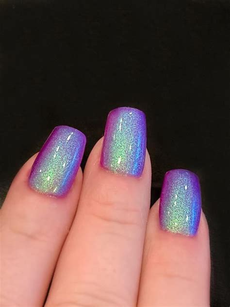 1 2 3 Glow Neon Purple Green Blue Glow Pop Nail Polish Etsy Neon Purple Nails Nail Polish