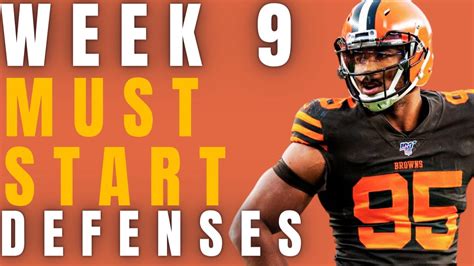 Week Must Start Defenses Streams Fantasy Football Youtube