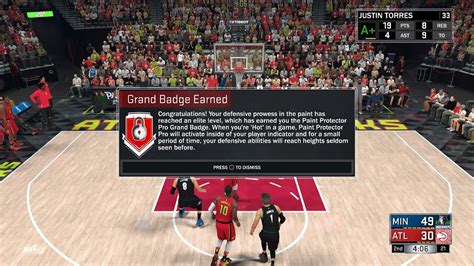 NBA 2K17 How To Get Paint Protector Grand Badge Lockdown Defender