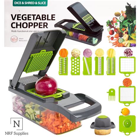 Quick And Easy Large Multifunctional Vegetable Chopper With Container