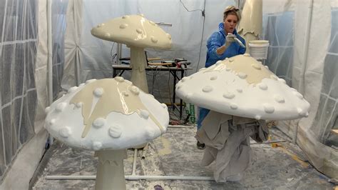 Giant Mushrooms Hot Wire Foam Factory