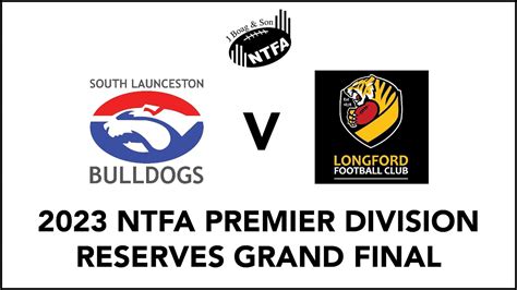 2023 Ntfa Premier Division Reserves Grand Final Youtube