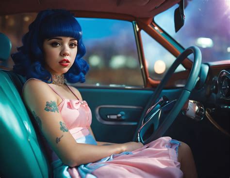 Lexica Melanie Martinez Sitting In Car Ultra Realistic Lighting