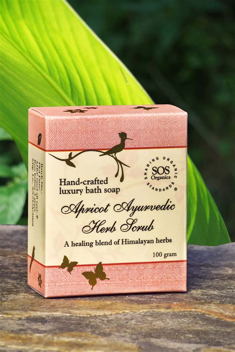 Ayurvedic Herb Scrub Soap Exfoliating Sos Organics