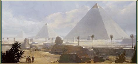 The Pyramids Were Smooth White And Shiny The Original Pyramids Lit Up Like The Times Square