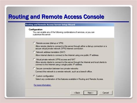 Ppt Configuring Routing And Remote Access Rras And Wireless