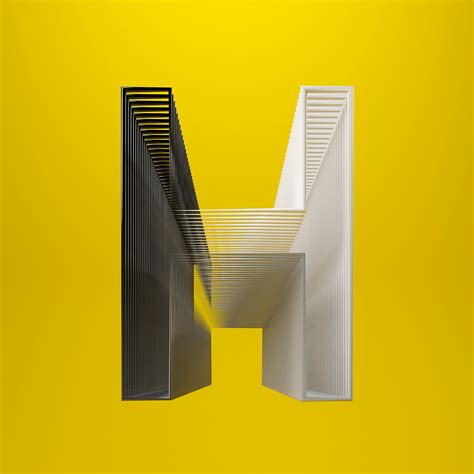 The abc of lines on Behance