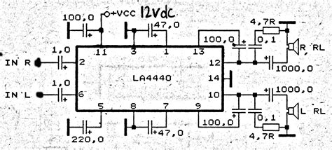 20 Watt Stereo Amplifier Circuit Diagram