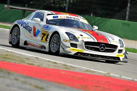 Mercedes Sls Amg Gt3 In Monza Race Track Editorial Photography Image