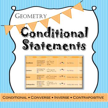 Geometry Conditional Statements Worksheets With Answers