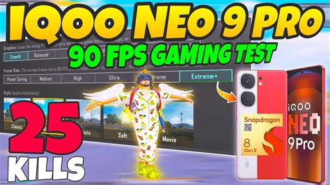 Iqoo Neo Pro Bgmi Test With Fps Iqoo Neo Pro Bgmi Gaming Review