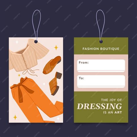Free Vector Fashion Boutique Template Design