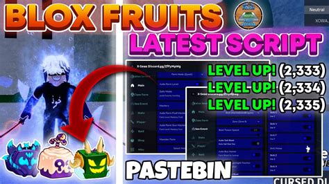 BLOX FRUITS Script Pastebin 2024 AUTO FARM AUTO SEA EVENT V4 RAIN